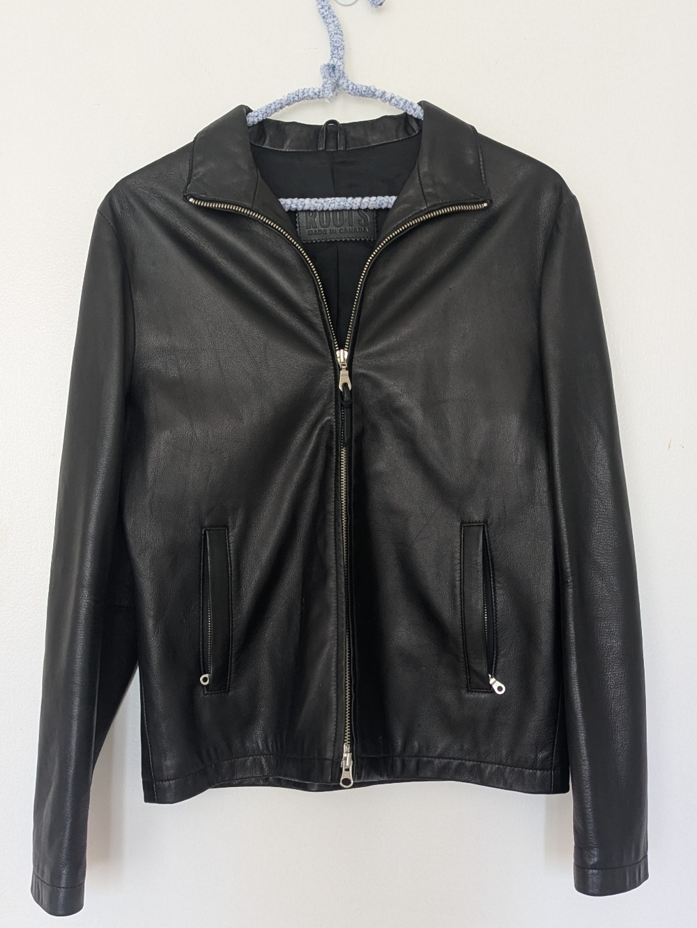 Y2K Roots Leather Jacket S